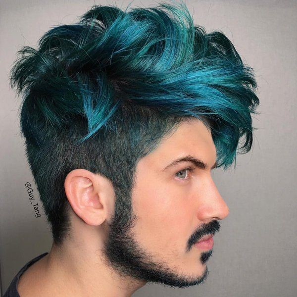 Blue Ombre Hair Color