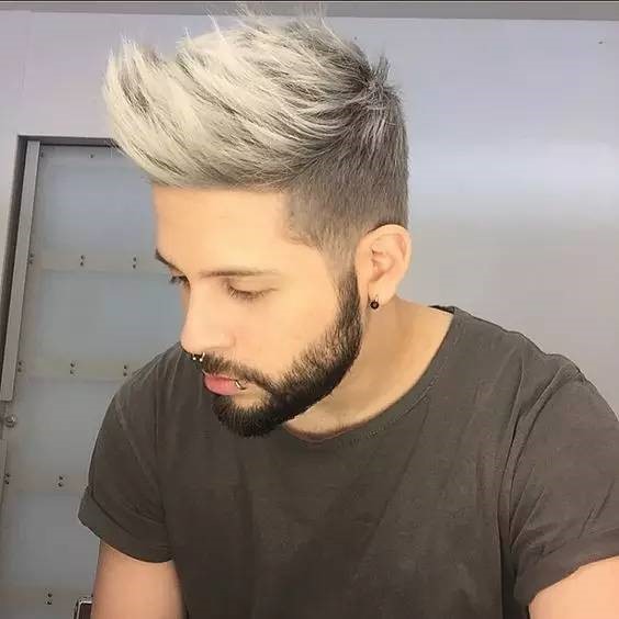 Tone down blonde hair color for men