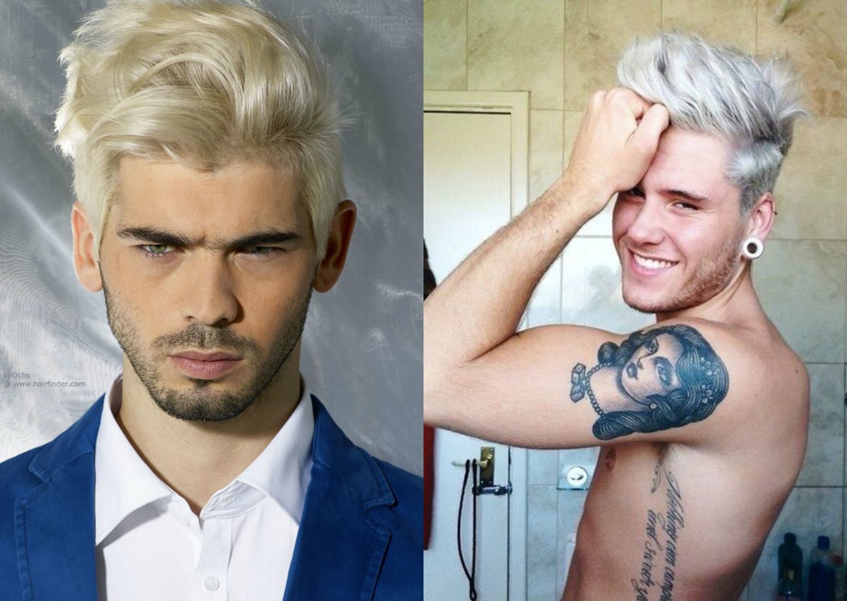 platinum blonde hair menTikTok Search