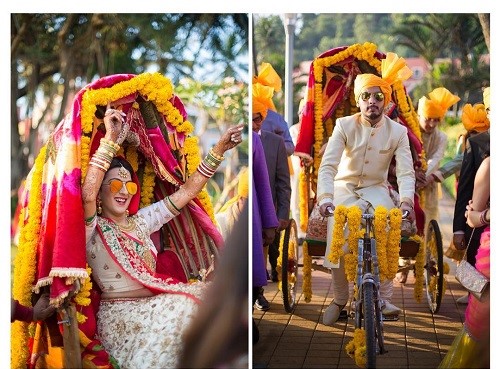 10 Quirky And Unconventional Bridal Entry Ideas Makeup And