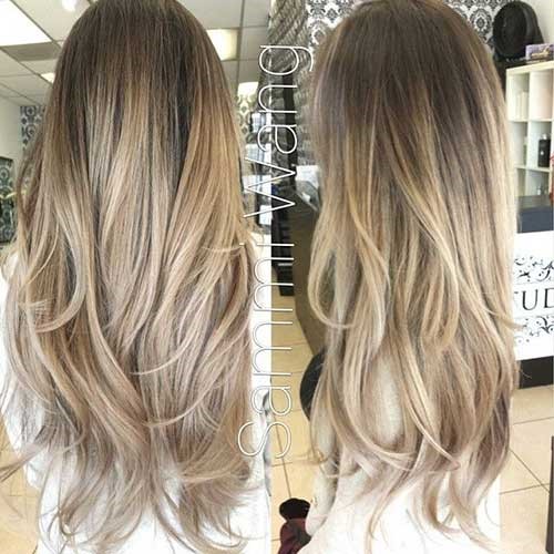 Long Layered Ombre Hair